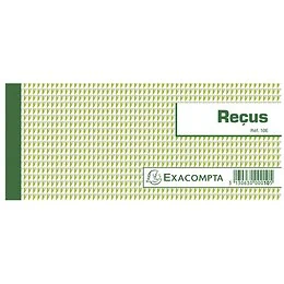 Manifold carnet reçus 50 feuillets tripli Exacompta