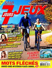 Magazine Tele 7 jours jeux, numéro 133, du 09/09/2026