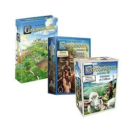 Bundle Carcassonne + Extensions 1 & 9 - Asmodée