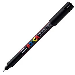 Marqueur peinture noir pointe extra fine Posca