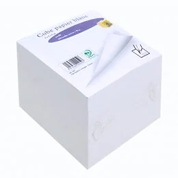 Bloc 690 feuillets 9 x 9 cm blanc Quo Vadis