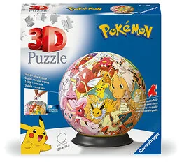 Puzzle 3D Ball 72 pièces Pokémon Ravensburger