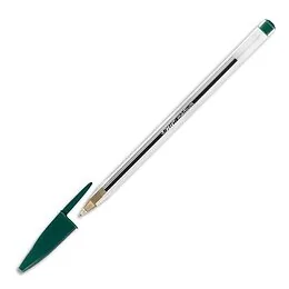 Stylo bille vert Bic Cristal