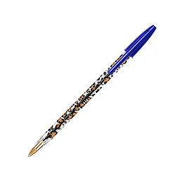 Stylo Cristal imprimé Léopard encre bleue Bic