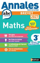Annales Brevet Maths 2027 - NC