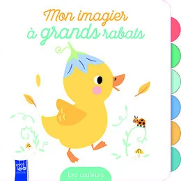 Mon imagier à grands rabats - Les couleurs