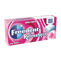 Chewing-gum bubble menthe Freedent Refresher