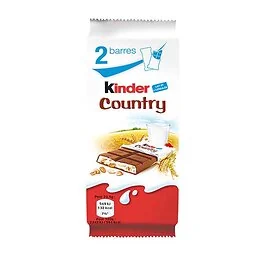 Kinder Country 2 barres - lait et 5 céréales