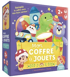 Mon coffre à jouets - Remplis le coffre sans rien faire tomber !