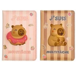 Carnet 3d funny Capybara modèle aléatoire 