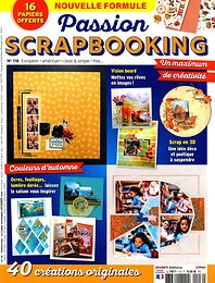 Magazine Passion scrapbooking, numéro 116, du 17/09/2026