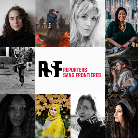 Portrait de femmes reporters par Reporters sans frontières (RSF)