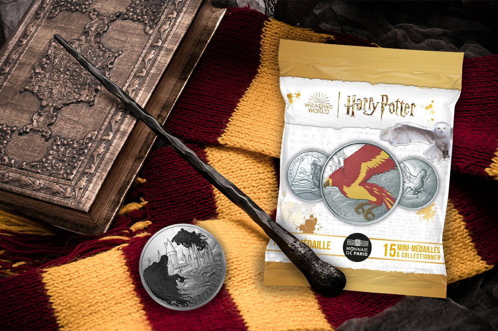 pochette monnaie de paris représentant un élément de la saga Harry Potter